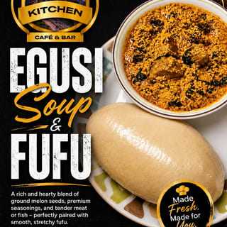 Egusi soup & Fufu