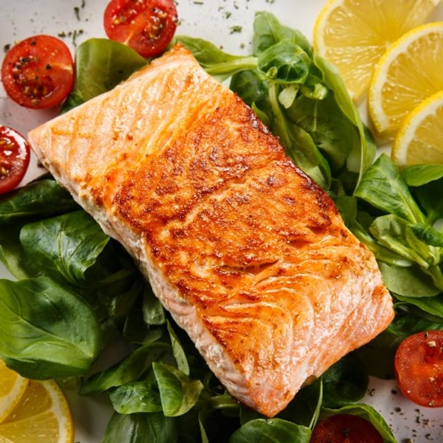 K- Grilled Salmon.