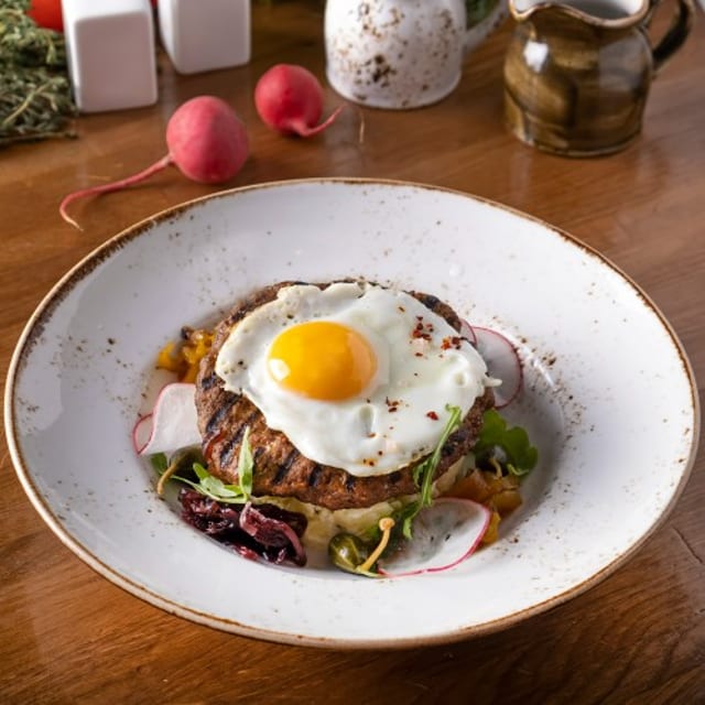 Eggsquisite Steak.
